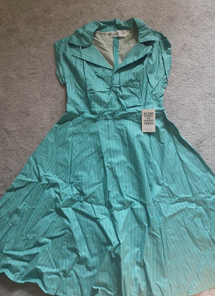 Cherry Velvet Paige Dress